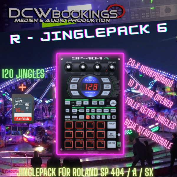 Jingle Pack 6 für Roland Jinglebox SP 404 SX/A
