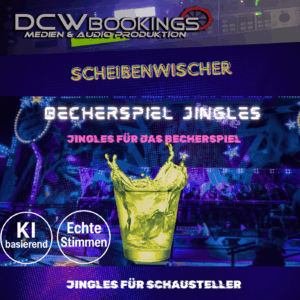 Becherspiel Jingles für den Scheibenwischer