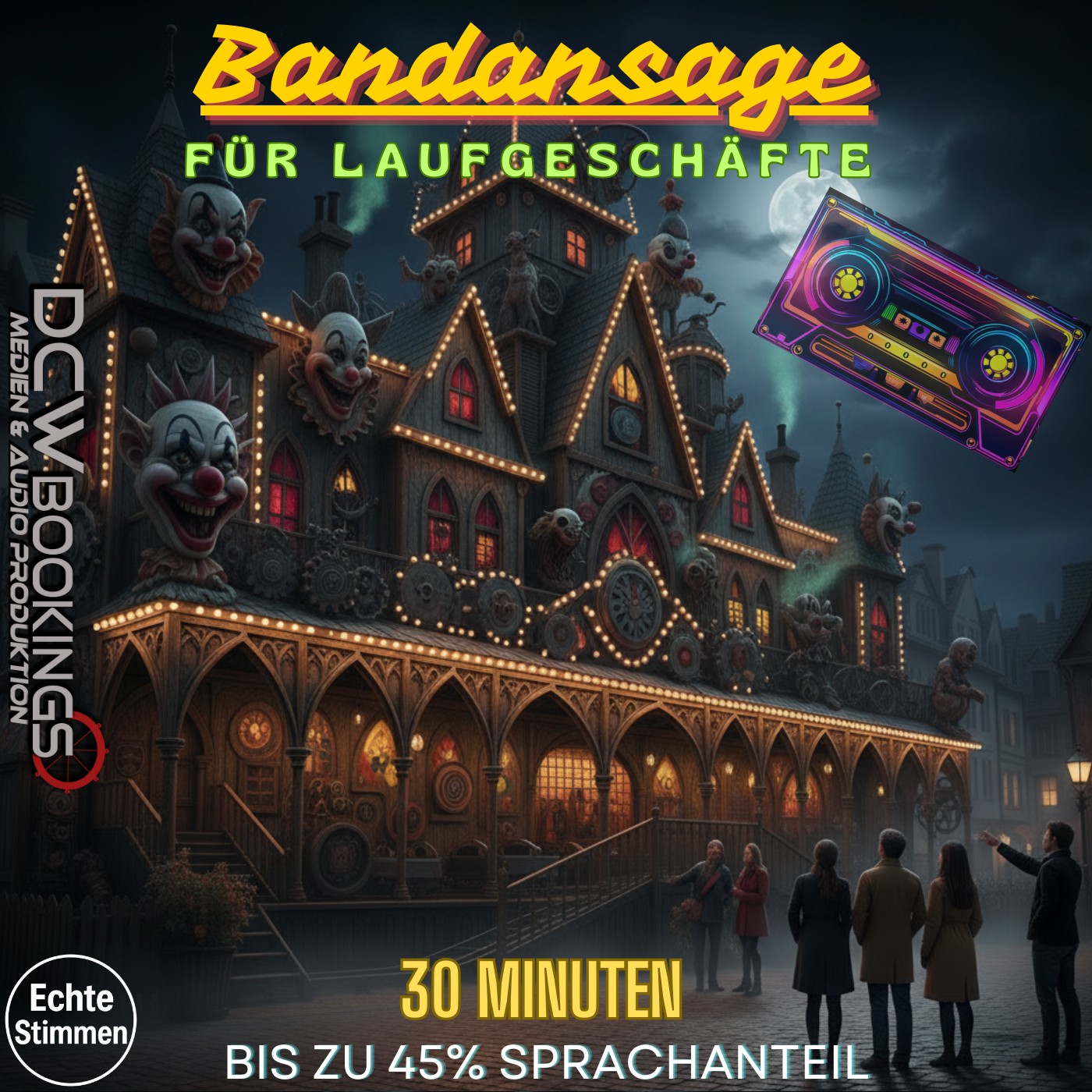 Bandansage 30 Minuten 1 Sprecher – Bild 2