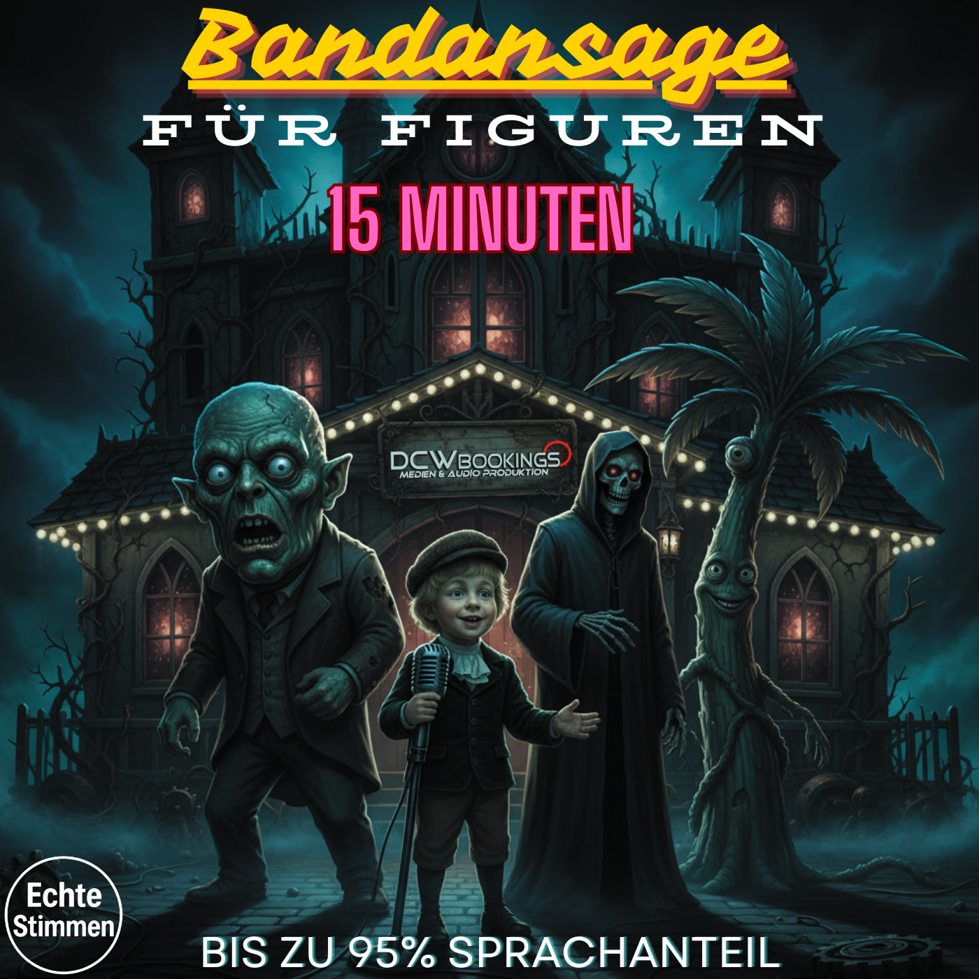 Figuren-Bandansage – (15-Minuten-Paket)