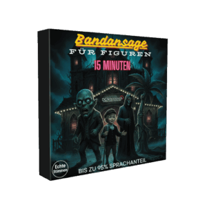 Figuren-Bandansage – (15-Minuten-Paket)