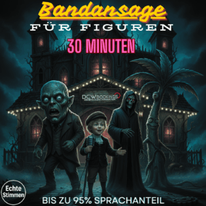 Figuren-Bandansage – (30-Minuten-Paket)