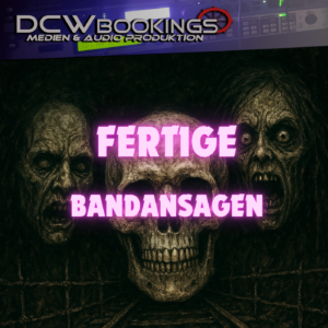 Vorgefertigte Bandansagen