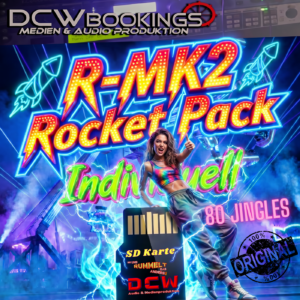Jingles auf SD Karte für Roland SP 404 Mk2 Rocket Pack DCW Bookings - Originale Kirmes Jingles für Schausteller